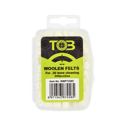 Gun Cleaning Woolen Felts (for  .30 Bore  Cleaning)
