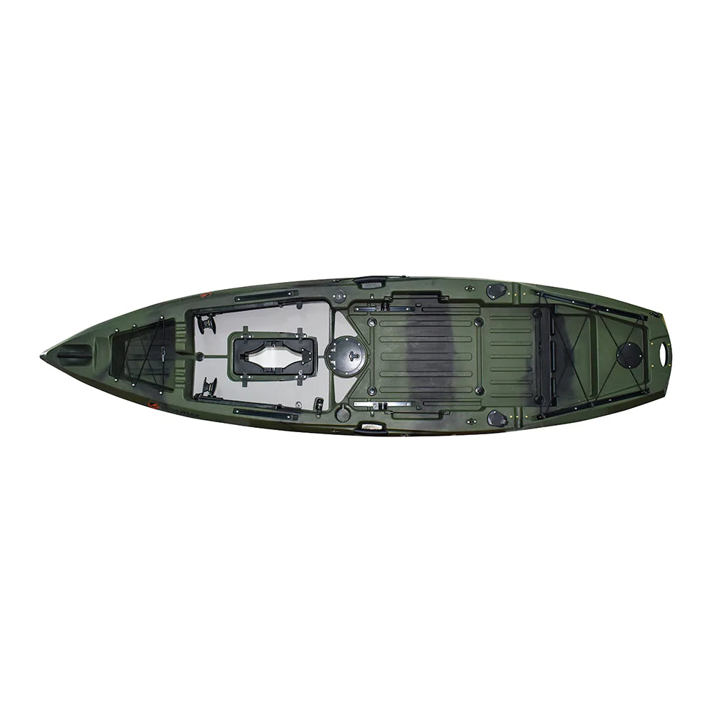 WIN.MAX Killer Whale Single Fishing Kayak with Pedal System and 1 Combi Paddle