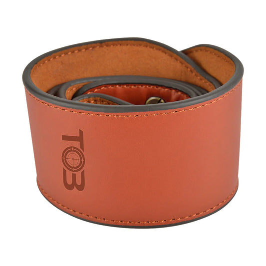 TOB Orange Leather Rifle / Shotgun Sling