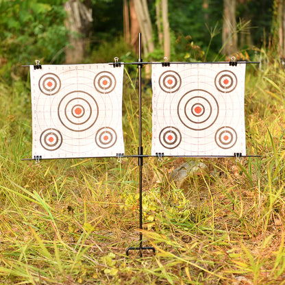 Adjustable Paper Target Stand For Outdoor