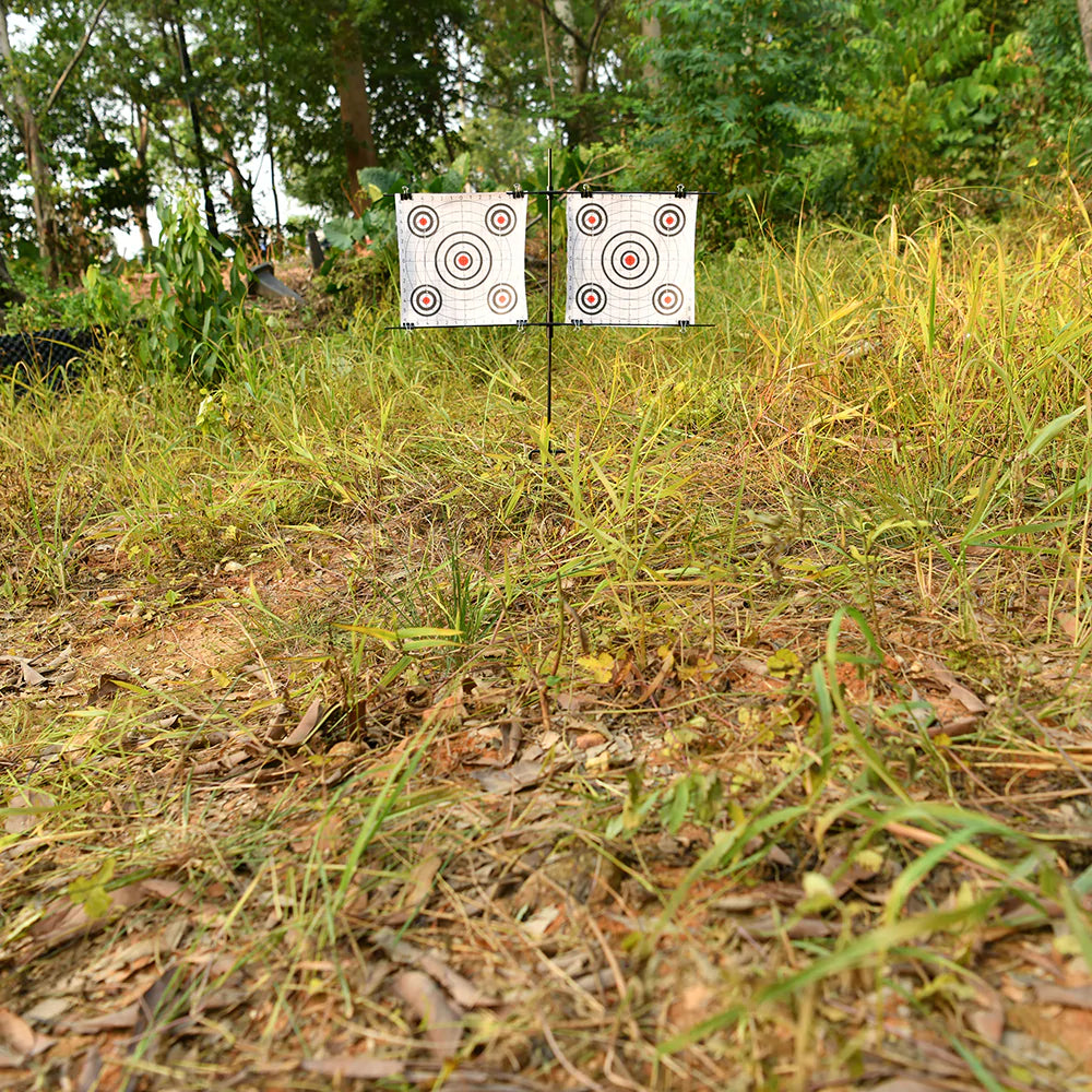 Adjustable Paper Target Stand For Outdoor