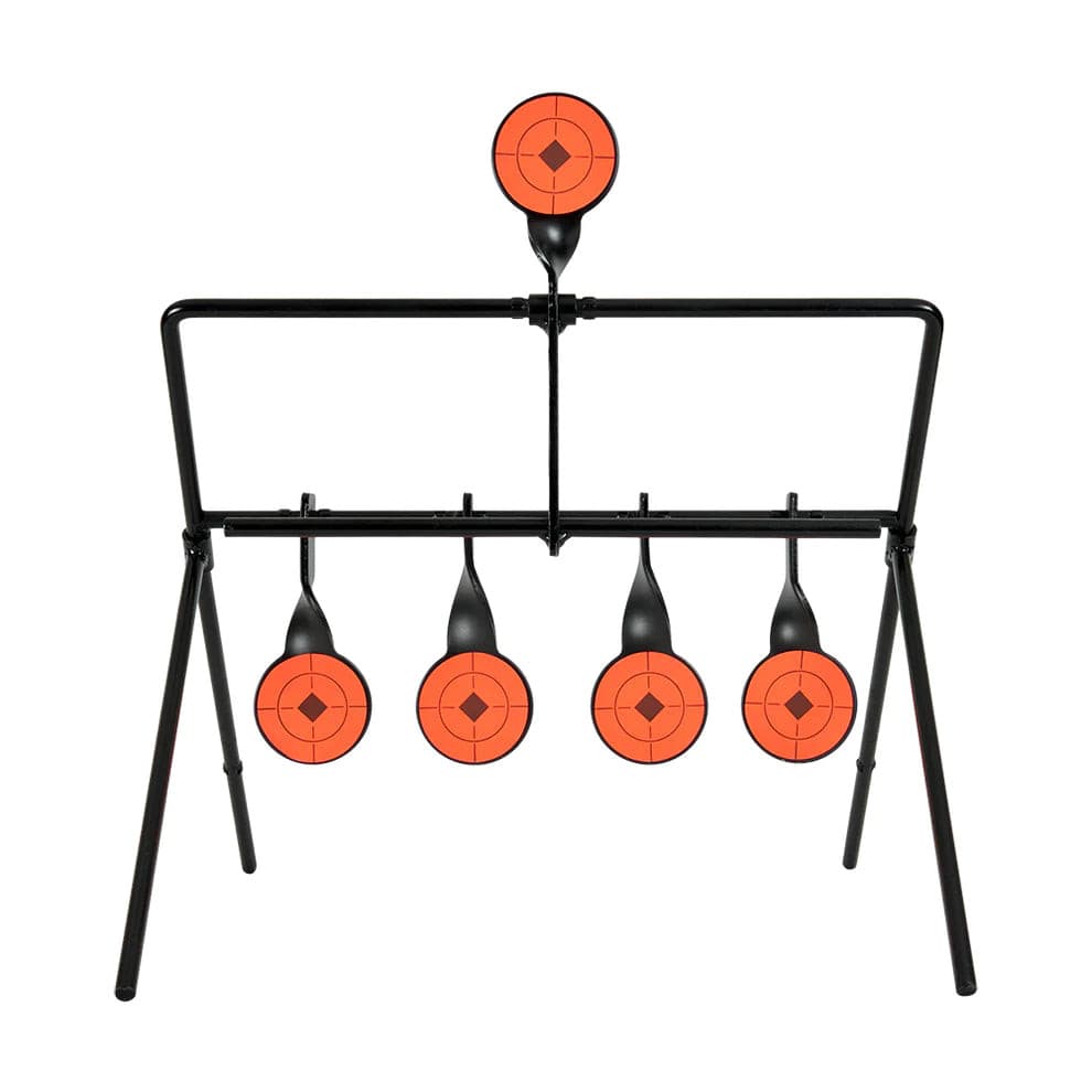 Steel Auto Reset Spinner Shooting Target With 4+1 Target