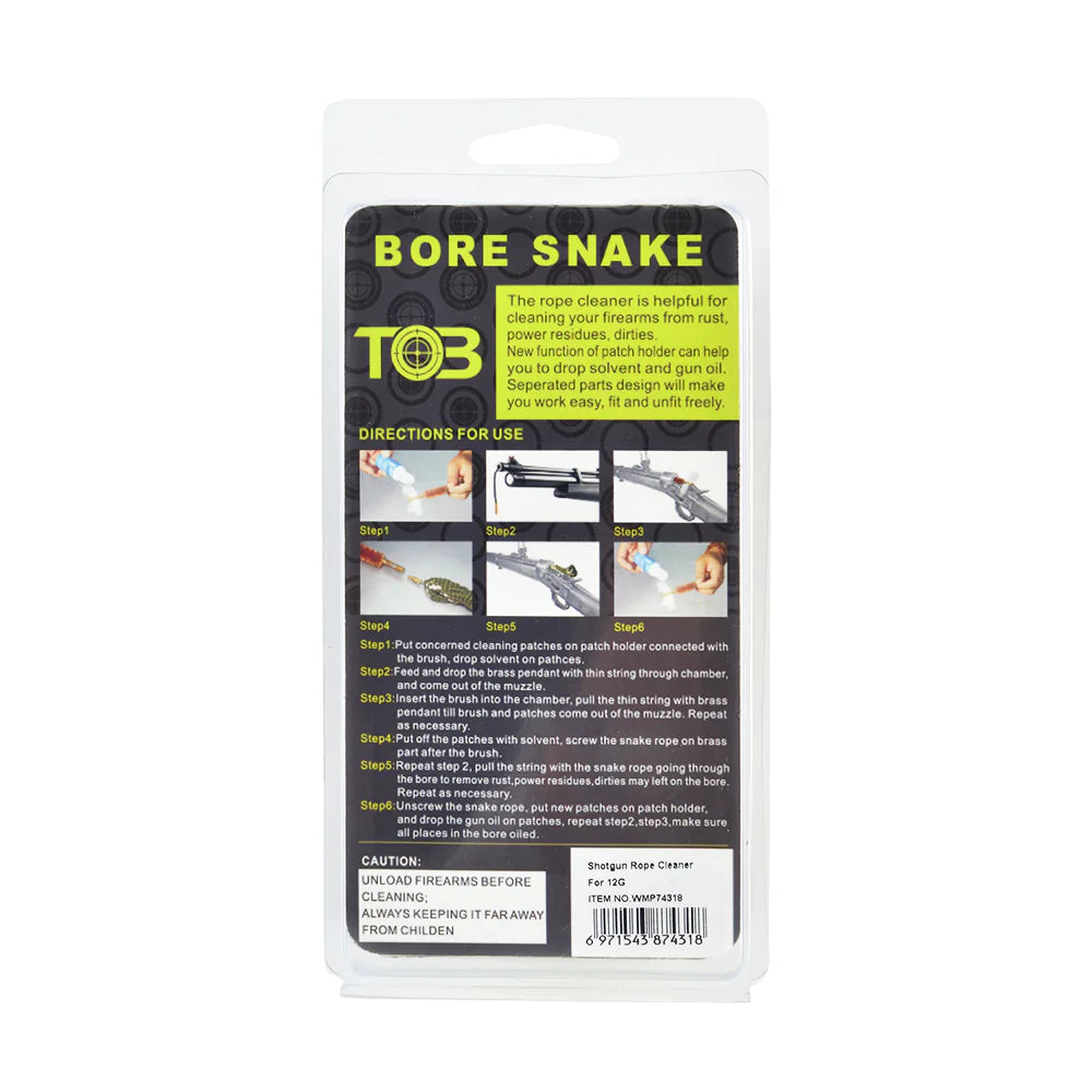 Gun Bore Snake 3-in-1 Shotgun Rope Cleaner