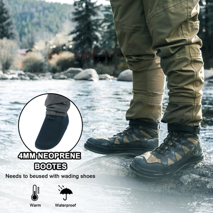 Breathable Stocking Foot Waterproof  Fishing Wader for Men and Women